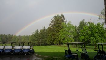 May 2017 Double Rainbow over carts